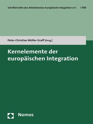 cover image of Kernelemente der europäischen Integration